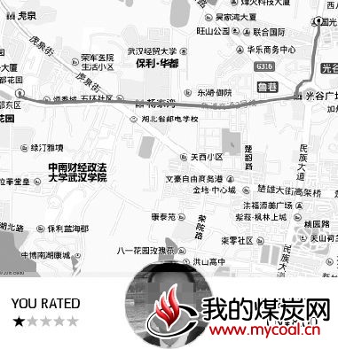 陈义军向记者提供的优步消费记录显示，他给司机的评价是“一颗星”，就是因为这“一颗星”，他遭到了司机的恶意谩骂。受访者供图