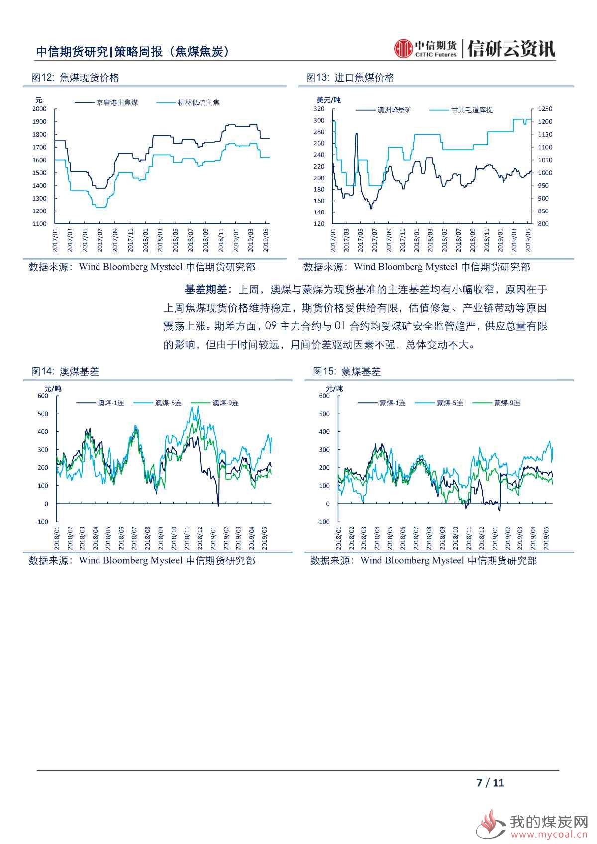 【中信期货黑色（双焦）】环保限产政策有望落地，焦炭价格震荡偏强——周报20190520_03