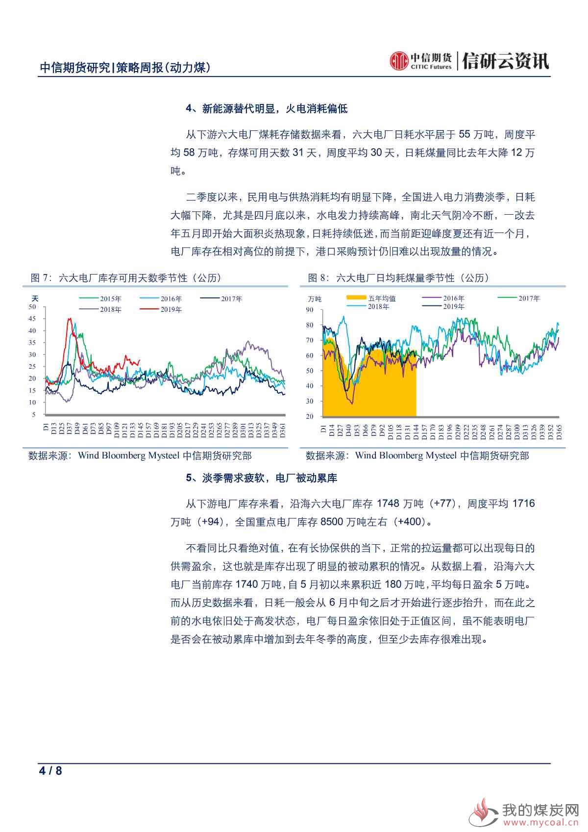 【中信期货黑色（动力煤）】去库周期延后，静待旺季来临——周报20190610_03