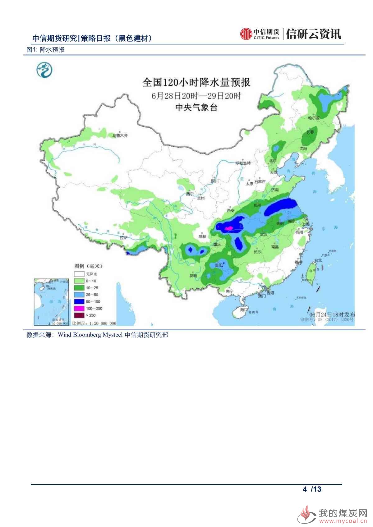 【中信期货黑色】唐山限产升级，钢价震荡偏强——日报20190625_03