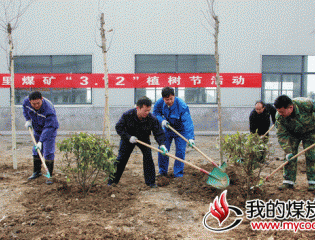  柴里煤矿掀起春季义务植树活动热潮