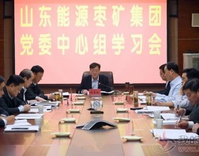  枣矿集团党委中心组召开会议，深入学习十九届四中全会精神