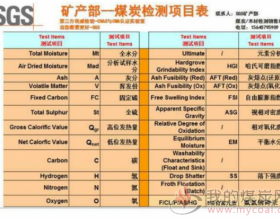  煤炭百科：SGS煤炭检测项目是什么意思？