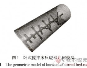 卧式搅拌床内生物质颗