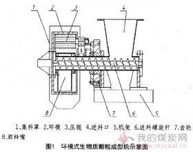 复合式环模生物质燃料