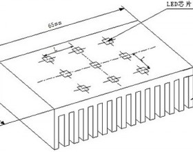 LED芯片分布对散热影
