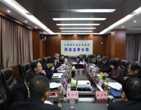  山西煤监局党组成员、副局长谢万星带队对阳泉煤监分局进行年度工作考核