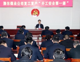 张延伟到滕煤公司检查