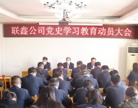 联鑫公司召开党史学习