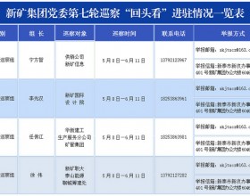 新矿集团党委第七轮巡