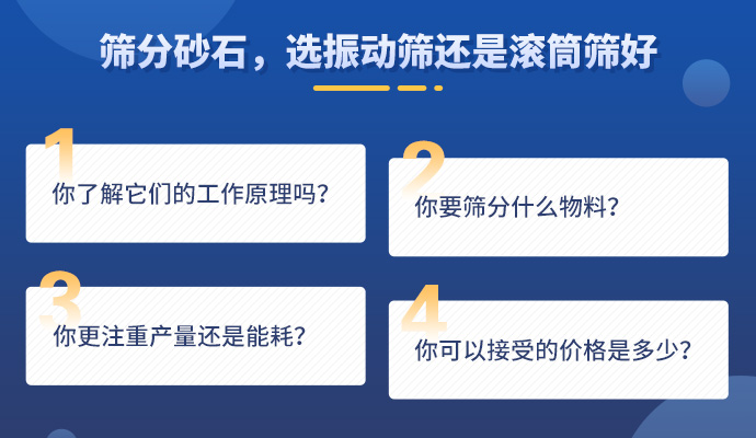 选振动筛还是滚筒筛好