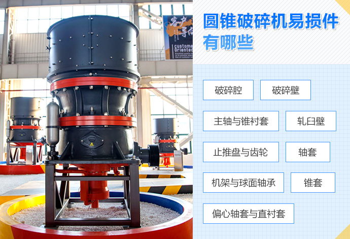圆锥破碎机易损件有哪些