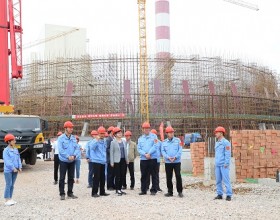  陕投集团党委副书记、董事刘丽一行到清水川能源公司调研三期项目