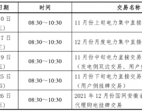 安徽省2021年11月份月