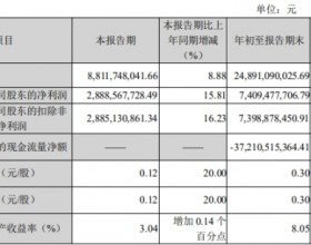 申万宏源前三季净利增