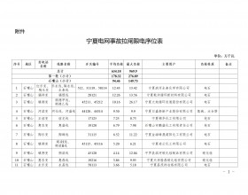 宁夏电网事故拉闸限电