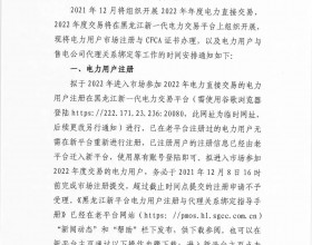 黑龙江发布2022年电力