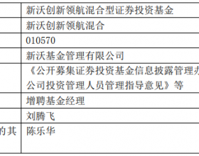 新沃创新领航混合基金