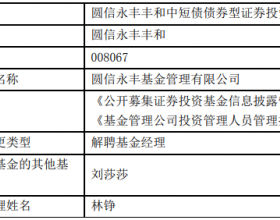 圆信永丰基金公司林铮