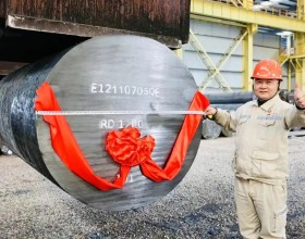  世界首创！中信泰富特钢集团直径1.2米 最大规格连铸圆坯一次热试成功