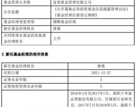 富荣中短债债券增聘基