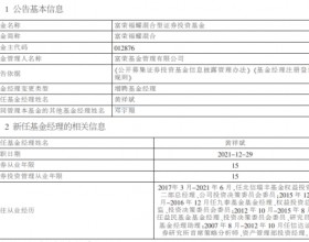 富荣福耀混合增聘基金