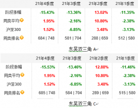 2021年股基跌幅冠军东