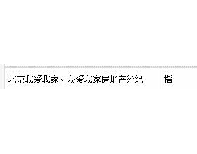 北京我爱我家公司违法