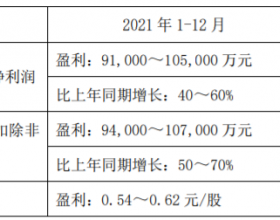 华创阳安去年净利预增