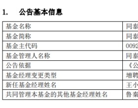 同泰恒兴纯债增聘基金