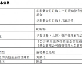 华泰证券资管陈晨离任