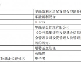 华融新利混合增聘基金