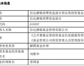 信达澳银曾国富离任2