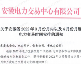 安徽省2022年3月份月