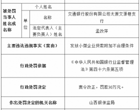 交通银行太原某支行被