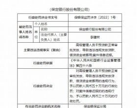 保定银行两宗违法被罚