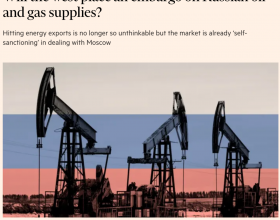 俄乌冲突：西方油气公