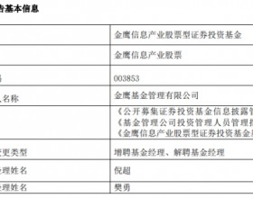 金鹰基金樊勇离任2只