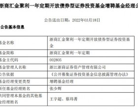 浙商汇金聚利一年定期