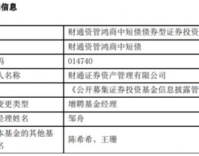 财通资管鸿商中短债增