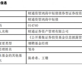 财通资管鸿商中短债增