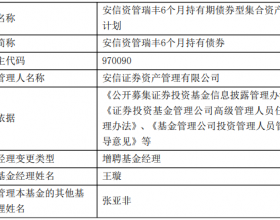 安信资管瑞丰6个月持