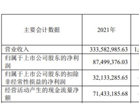 灿勤科技上市首年营收