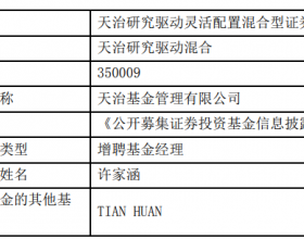 天治研究驱动混合增聘