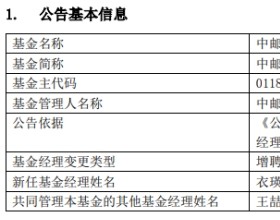 中邮创业基金2只混基