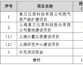 真兰仪表净现比低3年