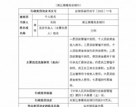 浙江泰隆商业银行7宗