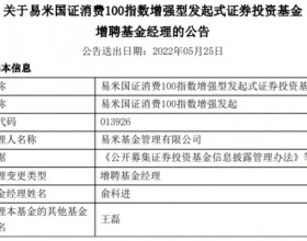 易米国证消费100指数