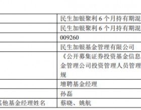 民生加银聚利6个月持