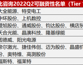 索比咨询发布2022年Q2